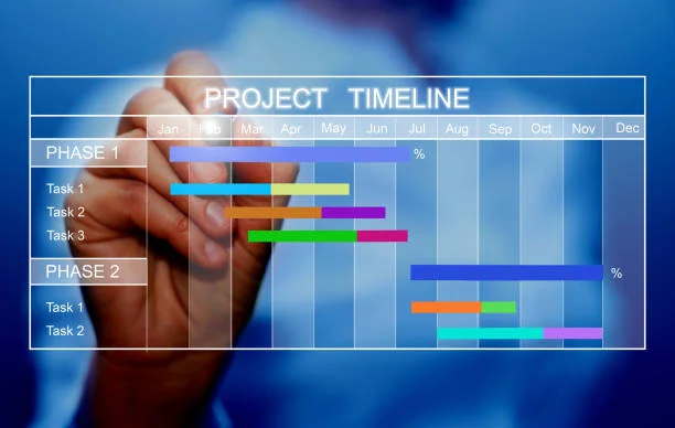 Project management timeline